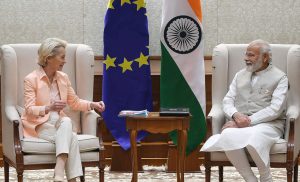Von der Leyen intenta abrir nuevas puertas para la UE en India