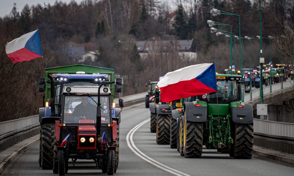 Los agricultores checos protestan contra las etiquetas falsas sobre el origen de los alimentos