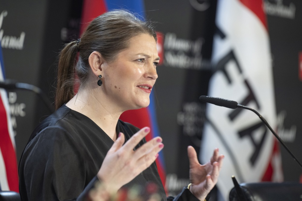La ministra noruega de Comercio e Industria, Cecilie Myrseth, en una imagen de archivo.