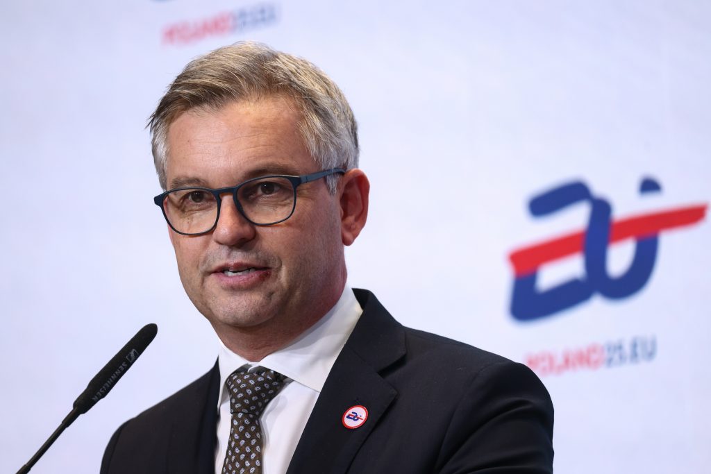 El Comisario Europeo de Interior, Magnus Brunner, en una imagen del 30 de enero de 2025.
