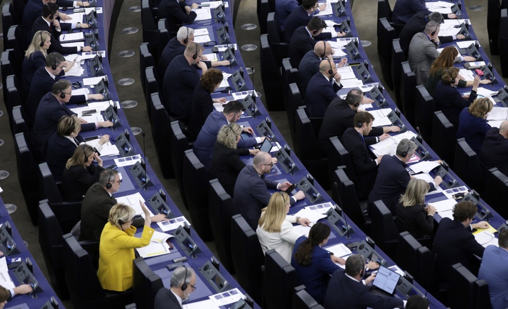 Imagen de archivo del hemiciclo del Parlamento Europeo, en Estrasburgo.