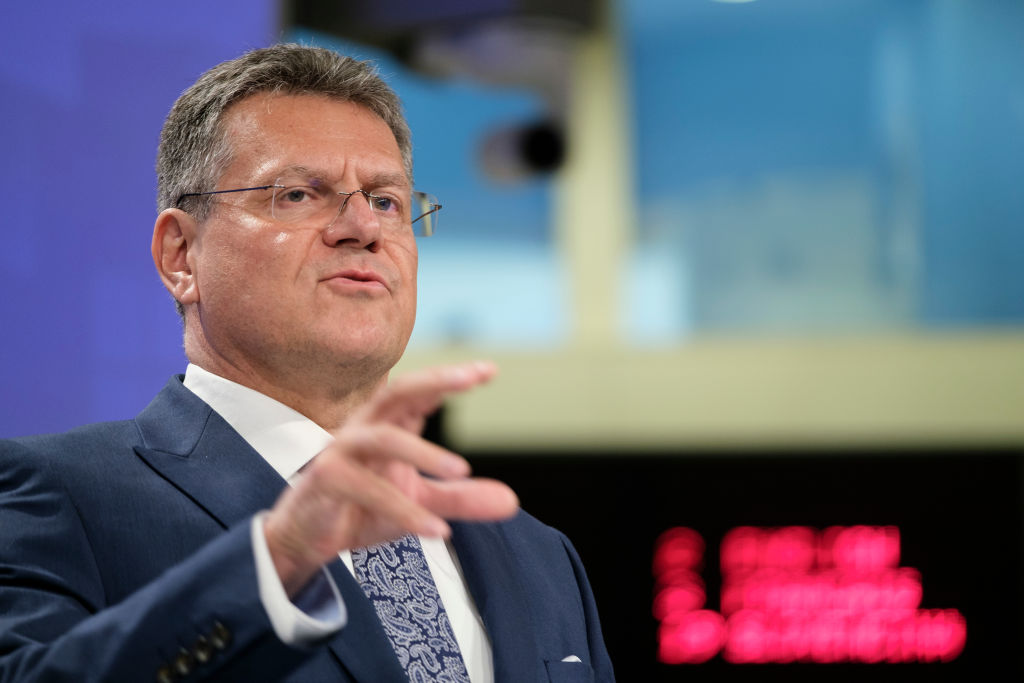 El Comisario europeo de Comercio, Maroš Šefčovič, en una imagen de archivo.