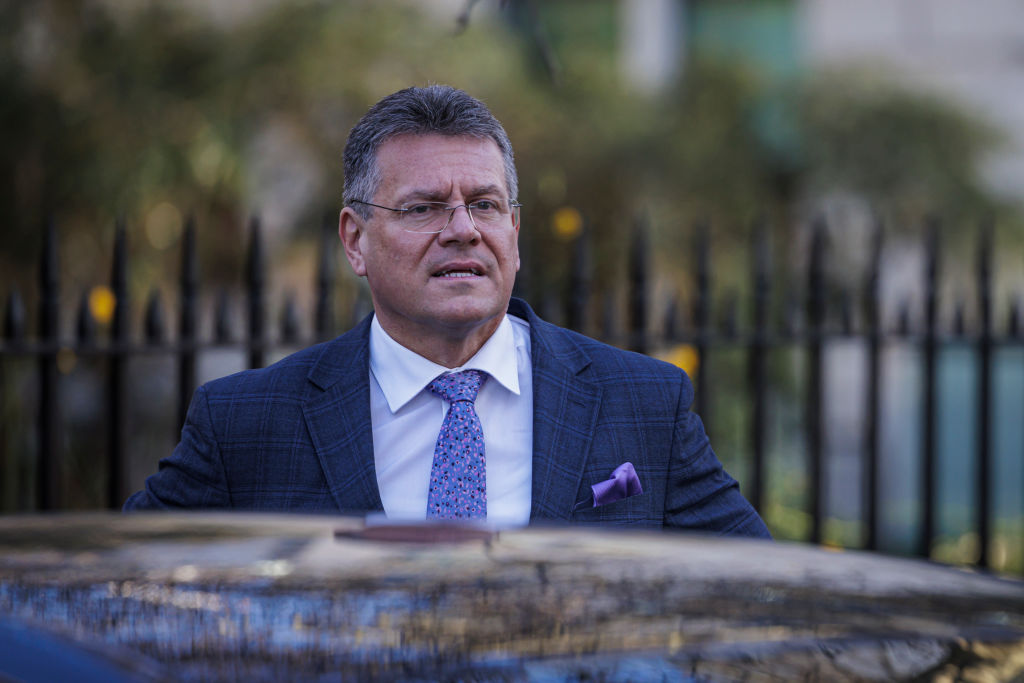 Maroš Šefčovič, Comisario europeo de Comercio.