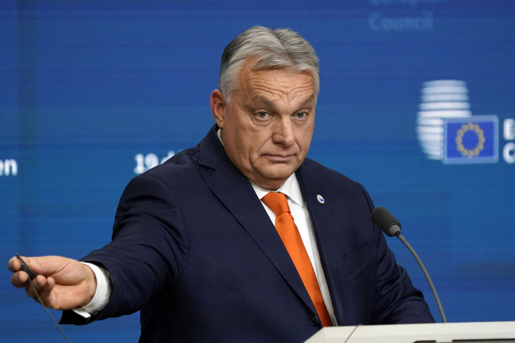 El Primer Ministro húngaro, Viktor Orbán, el 19 de diciembre de 2024 en Bruselas