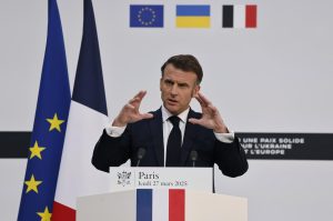 Macron anuncia el envío de una misión exploratoria franco-británica a Ucrania y tiende la mano a EE.UU.