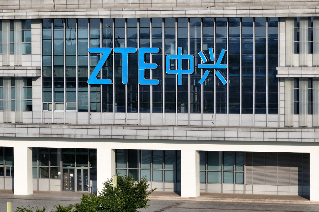 Una foto aérea muestra la base de fabricación inteligente 5G de ZTE en la Zona de Desarrollo de Binjiang en Nanjing, provincia de Jiangsu, China, el 7 de agosto de 2024.
