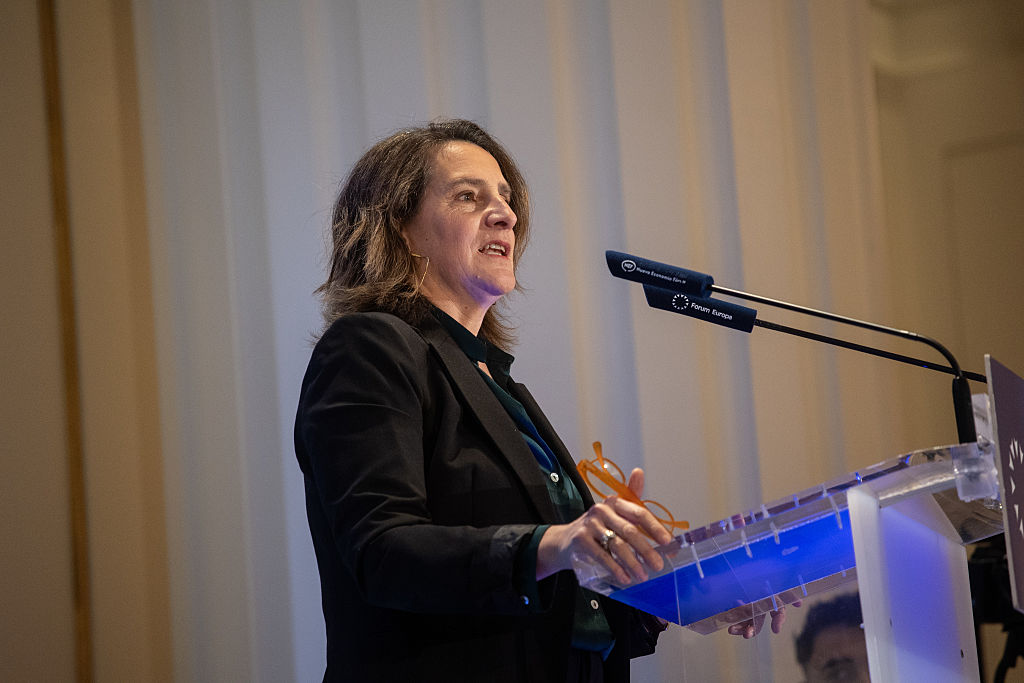 La Vicepresidenta Ejecutiva de la Comisión Europea para una Transición Limpia, Justa y Competitiva, Teresa Ribera