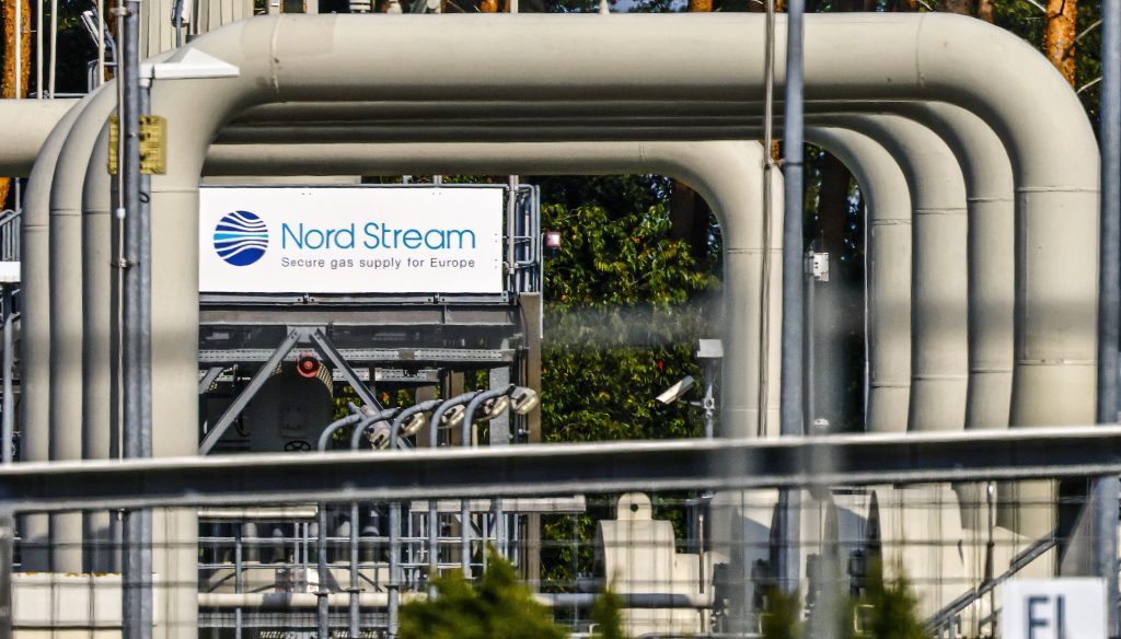 Tuberías en las instalaciones del gasoducto Nord Stream 1 en Lubmin, Alemania, el 7 de septiembre de 2022.