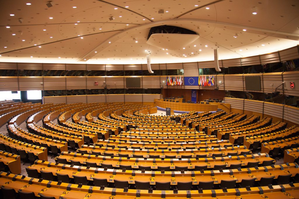 Hemiciclo del Parlamento Europeo, en una imagen de archivo.