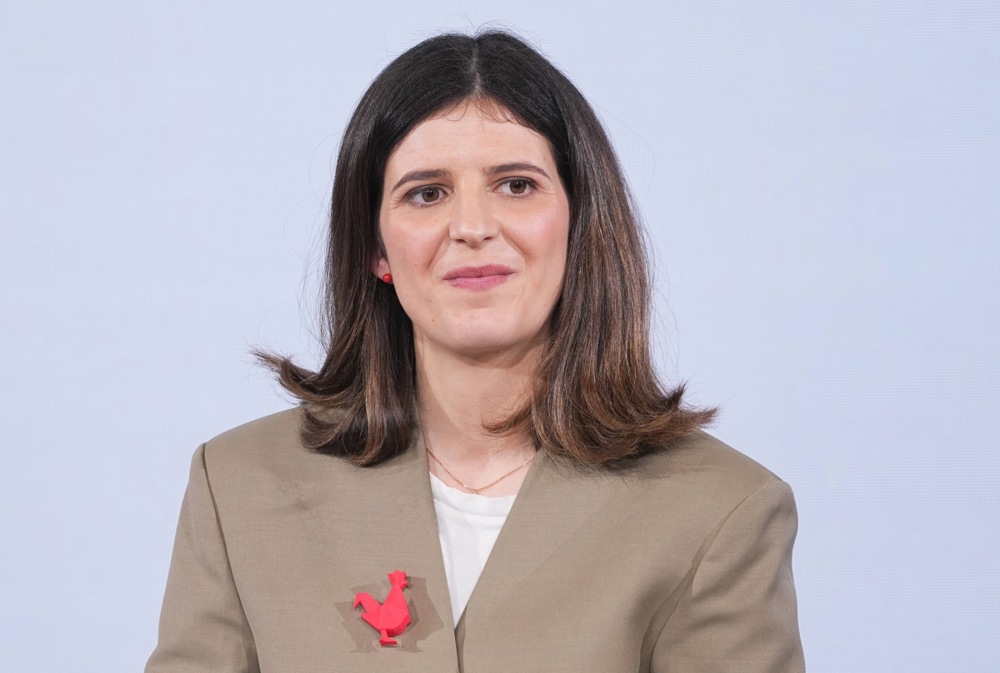 Clara Chappaz, directora de French Tech, en el Palacio del Elíseo en París, el 20 de febrero de 2023.