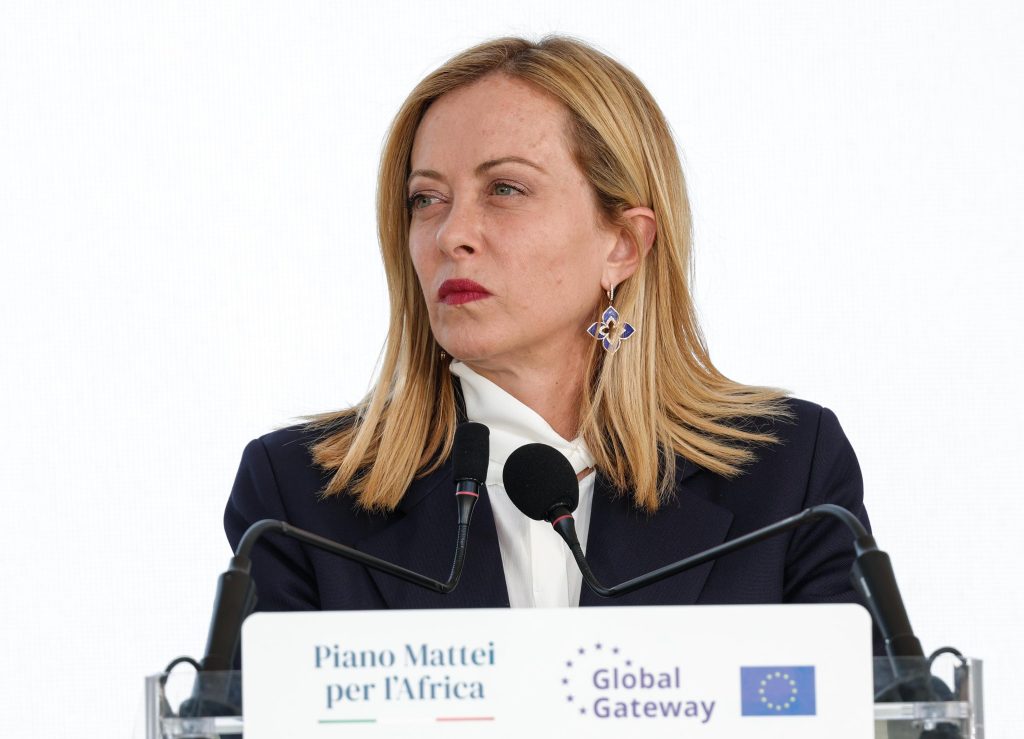 La primera ministra italiana, Giorgia Meloni, en una imagen del 20 de junio de 2025, en Roma.