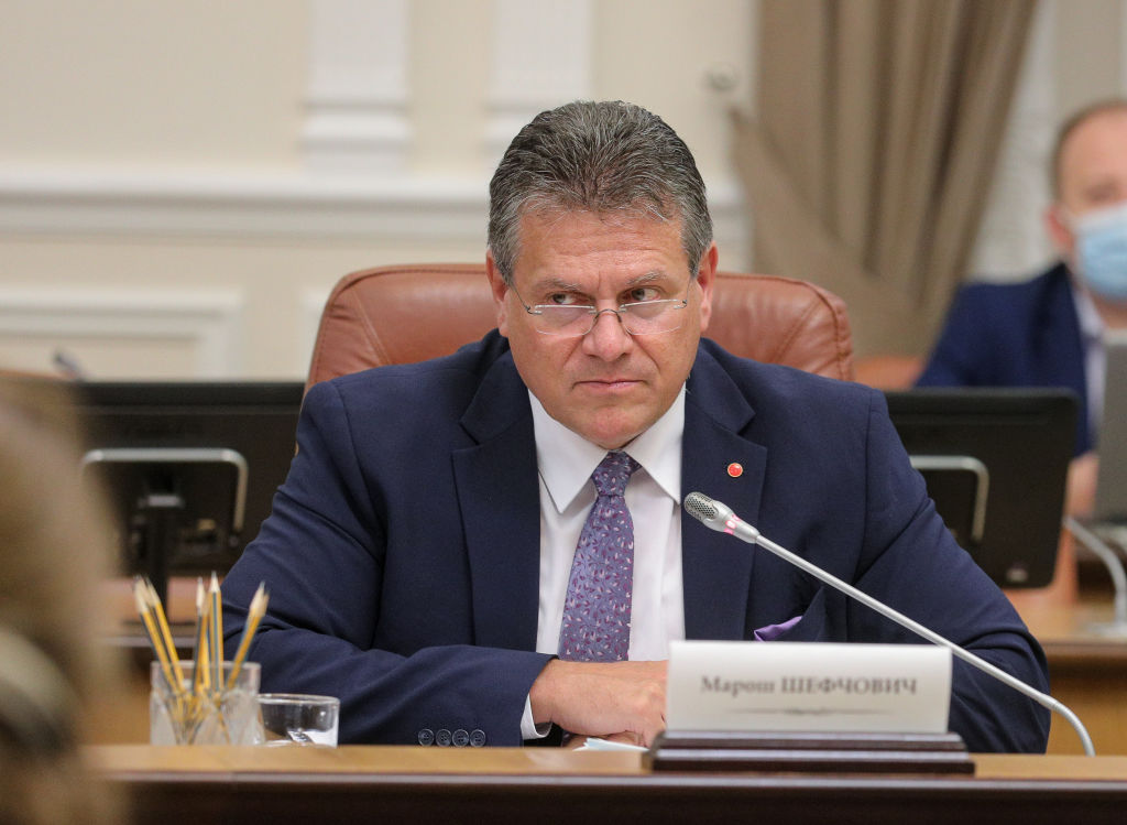 El Comisario europeo de Comercio, Maroš Šefčovič, en una imagen de archivo.