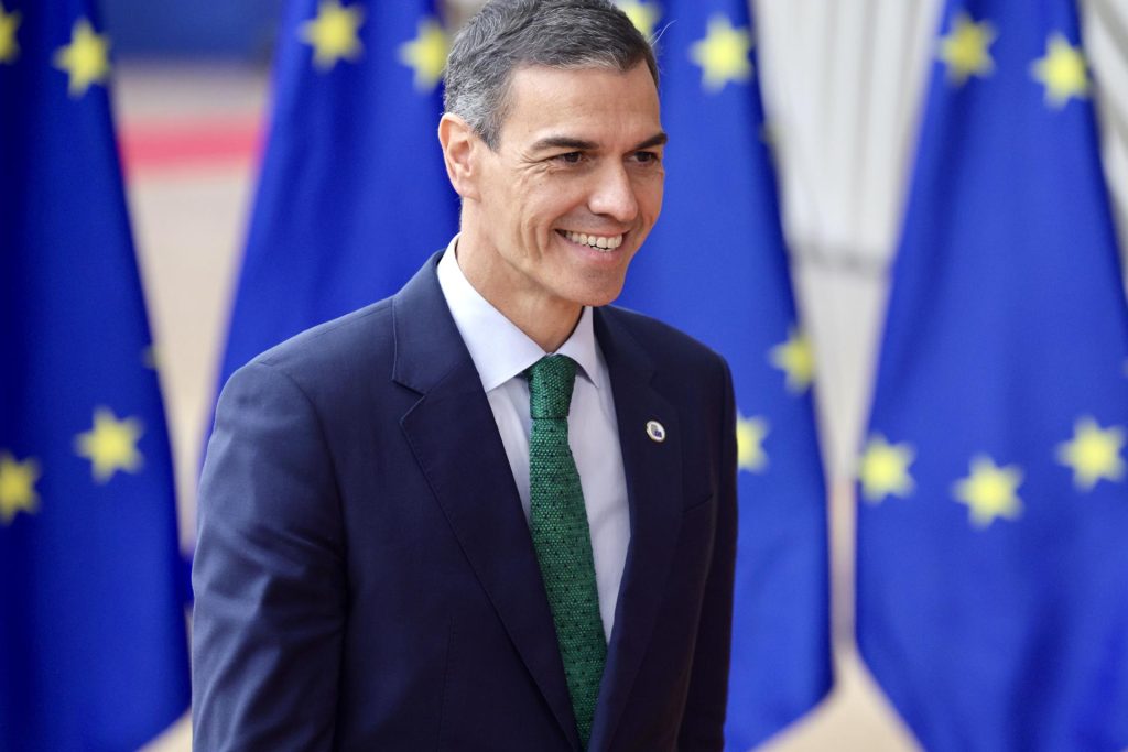 El presidente del Gobierno, Pedro Sánchez, a su llegada al Consejo Europeo en Bruselas, el 26 de junio de 2025.