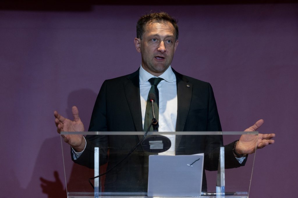 El Comisario europeo de  Agricultura,  Christophe Hansen.