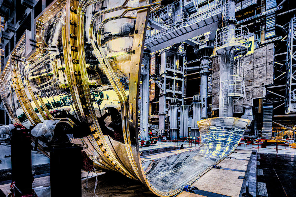 Imagen del ITER, en Cadarache, sur de Francia, el 20 de enero de 2021.