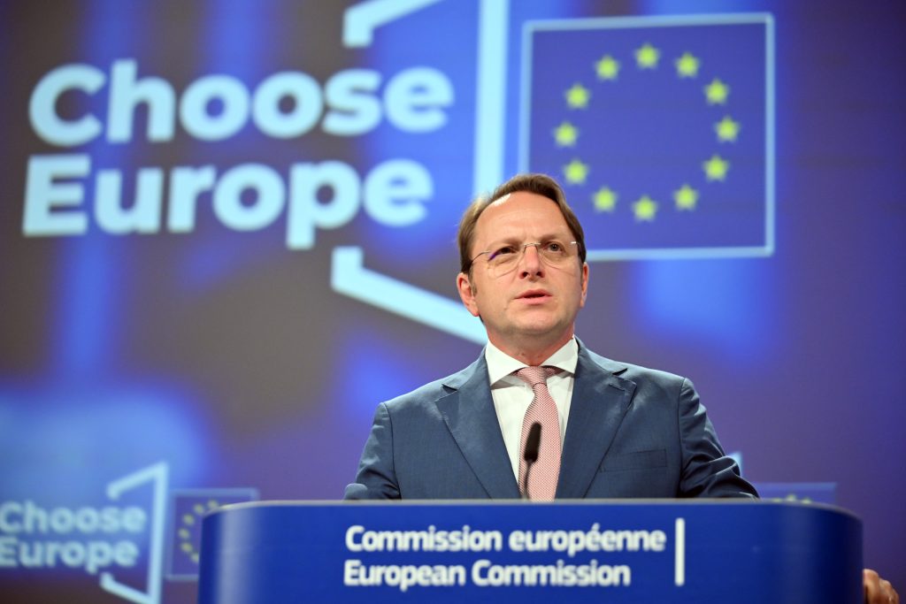 Olivér Várhelyi, Comisario europeo de Sanidad, en una imagen de archivo.