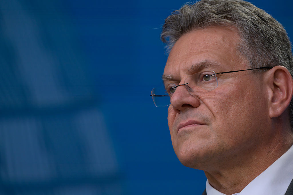 El Comisario europeo de Comercio, Maros Sefcovic, en una imagen de archivo.