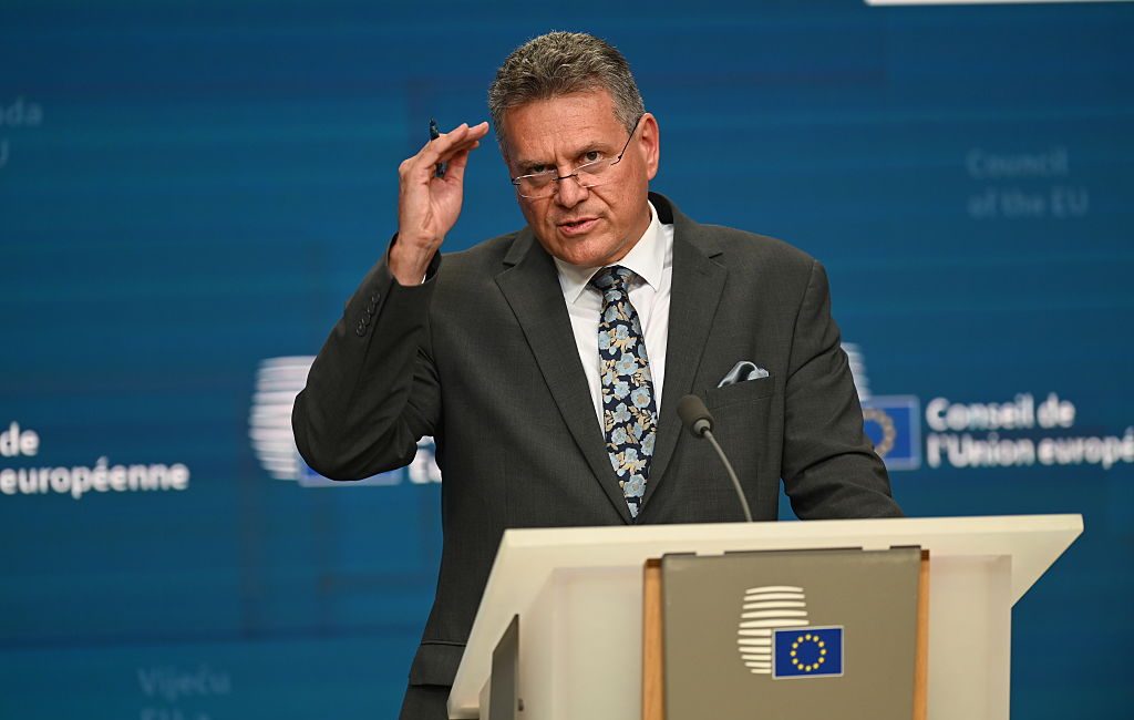 Maroš Šefčovič, Comisario europeo de Comercio, en una imagen de archivo.