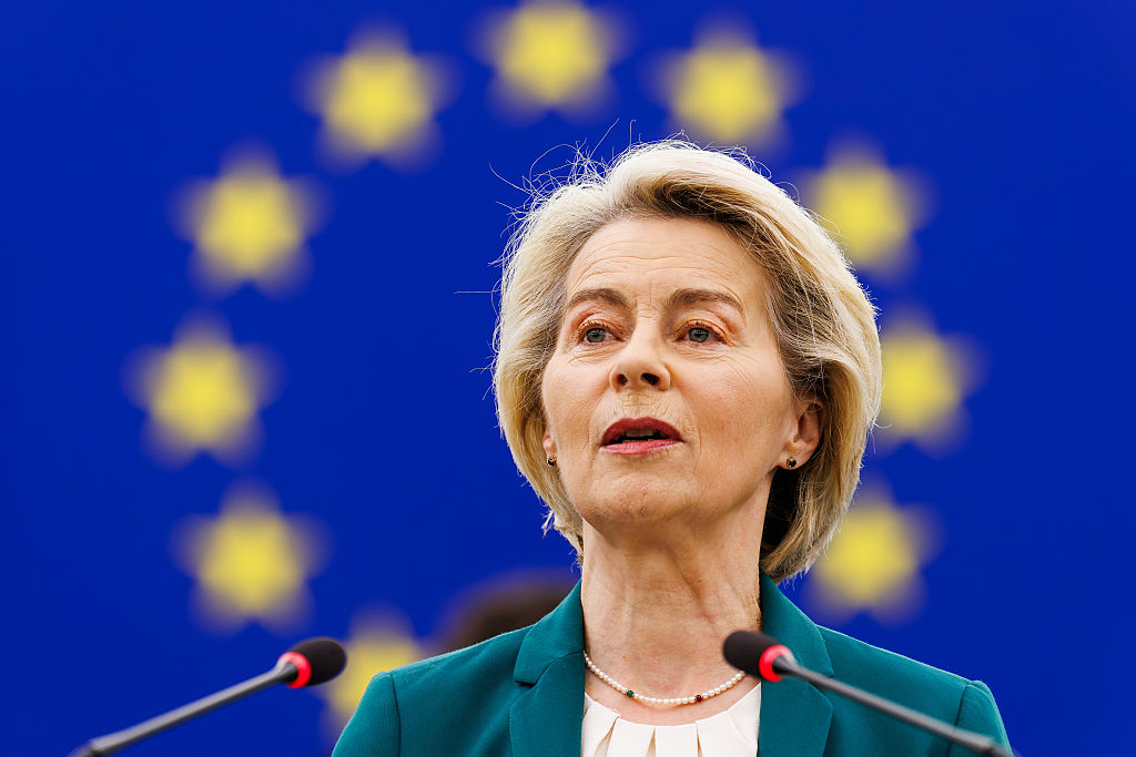La presidenta de la Comisión Europea, Ursula von der Leyen