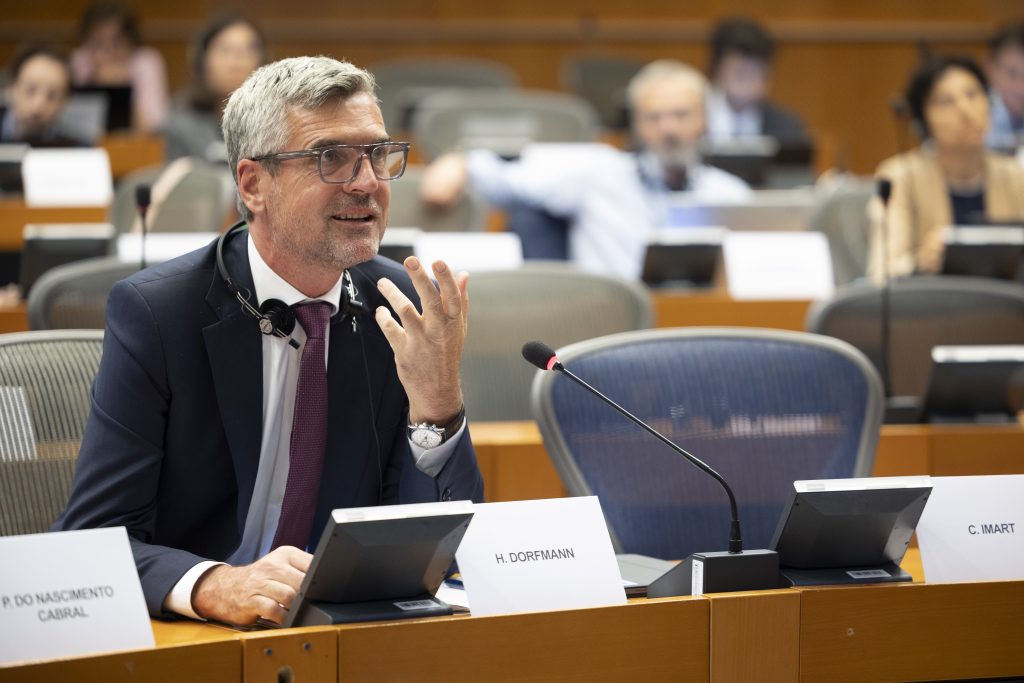 El responsable de política agrícola del Partido Popular Europeo (PPE), Herbert Dorfmann.