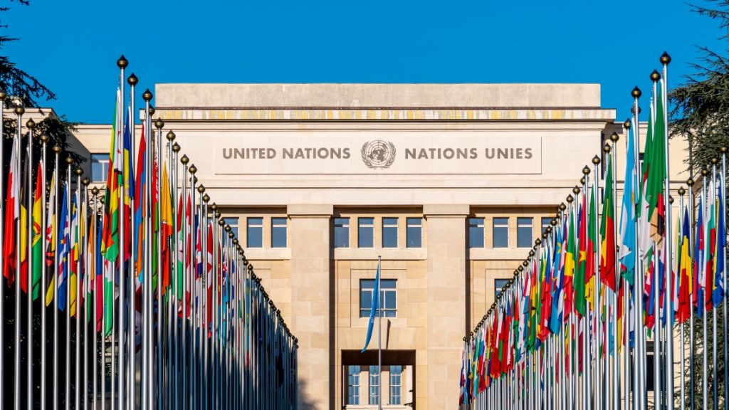 Edificio sede de la ONU en Ginebra, en una imagen de archivo.