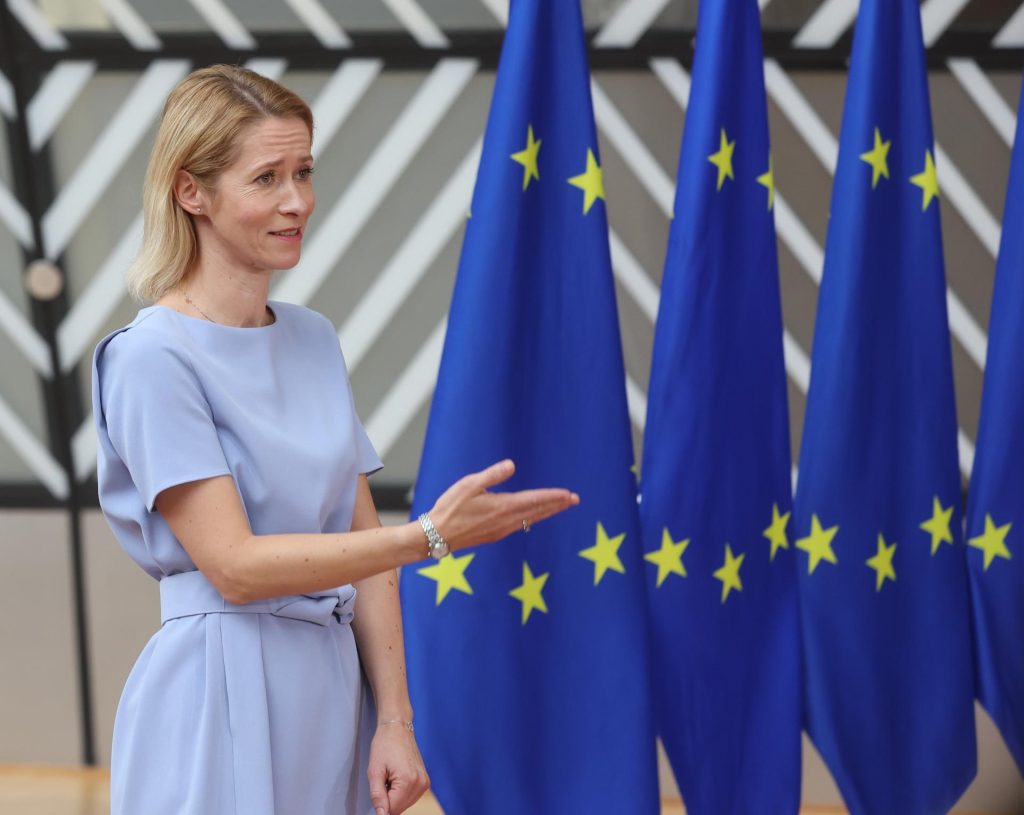 La jefa de la diplomacia de la UE, Kaja Kallas, en Bruselas, en una imagen del 23 de junio de 2025.