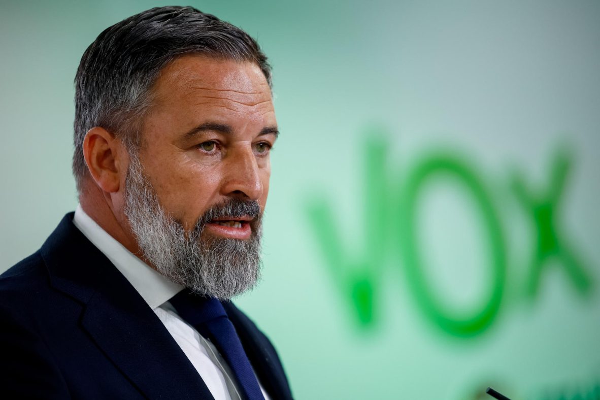 El líder de Vox, Santiago Abascal, en una imagen de archivo.
