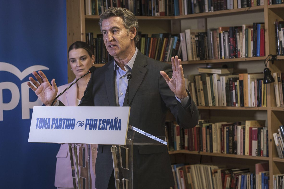 El presidente del PP, Alberto Núñez Feijóo en una imagen del 25 de septiembre de 2025.