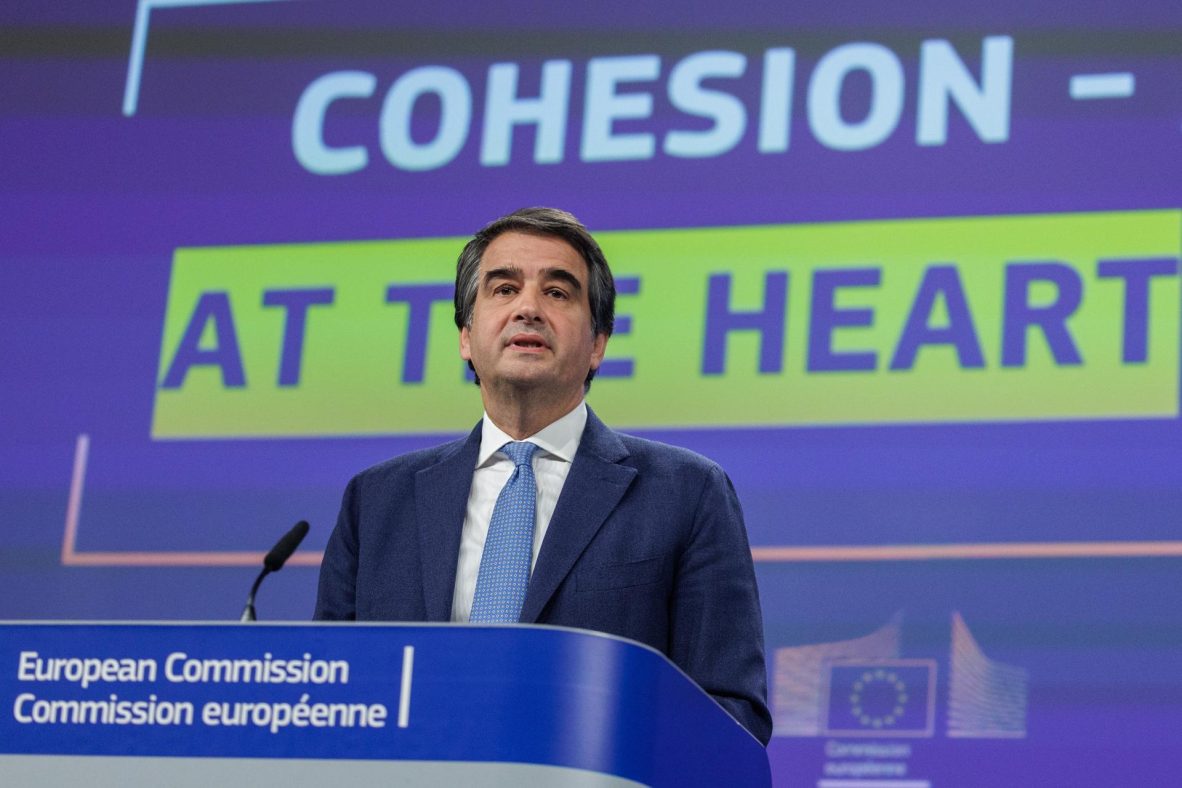 Raffaele Fitto, comisario europeo de cohesión, en una imagen del 16 de julio de 2025.