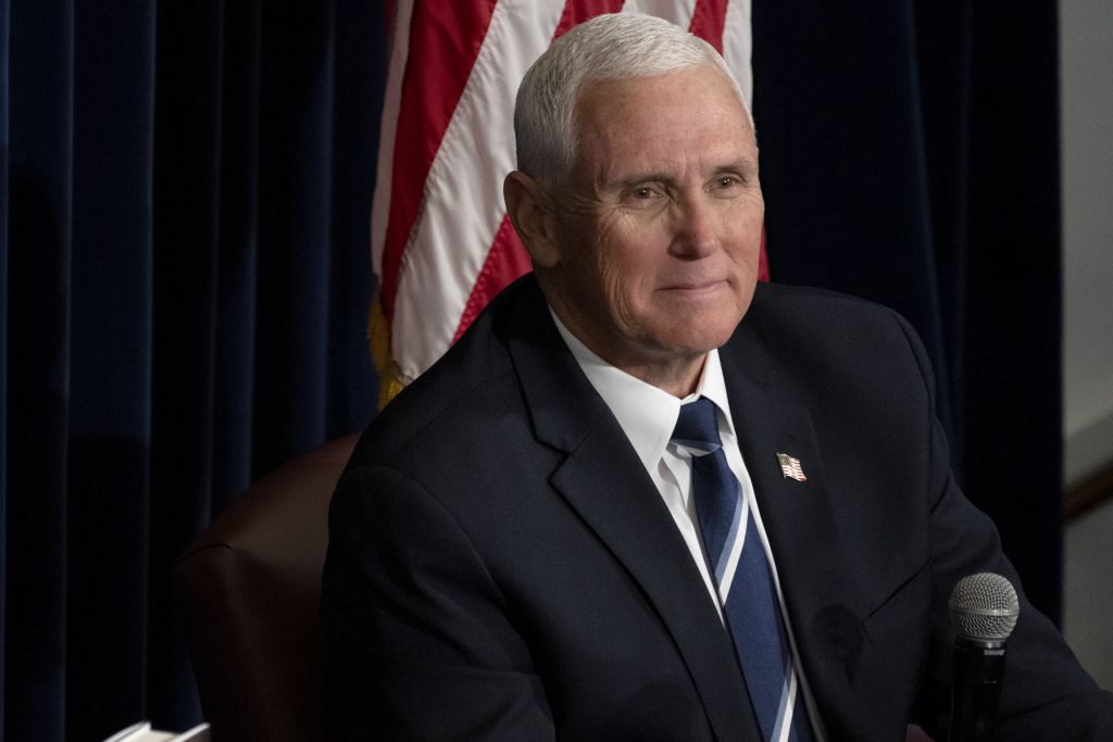 Mike Pence en una imagen del 17 de noviembre de 2022.