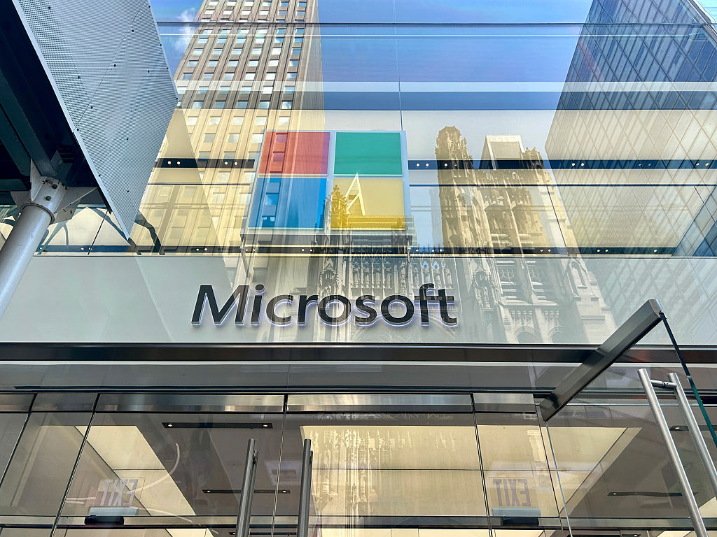 Imagen de archivo de la Tienda Microsoft, en la Quinta Avenida en Manhattan, Nueva York.