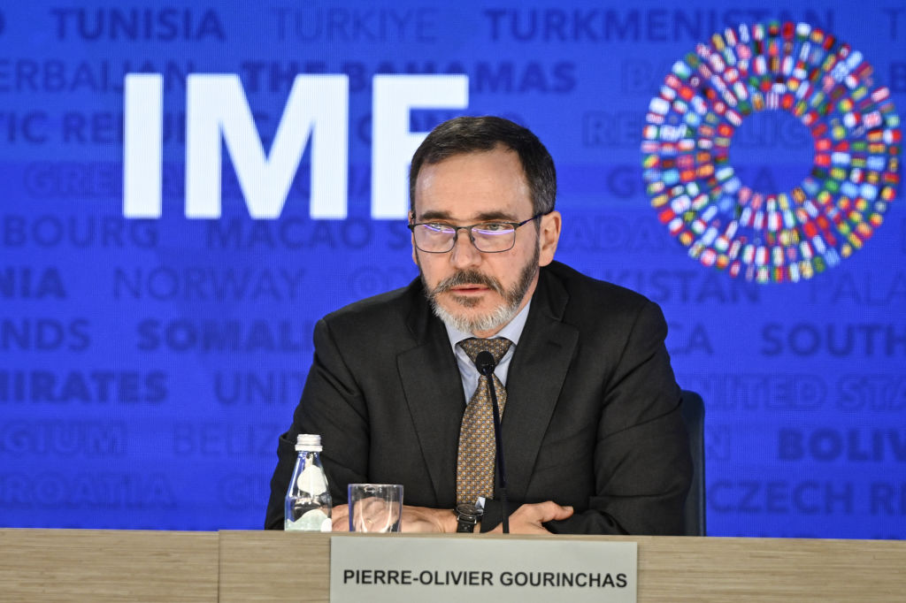 El director del Departamento de Investigación del FMI, Pierre-Olivier Gourinchas, en una imagen del 16 de abril de 2024.