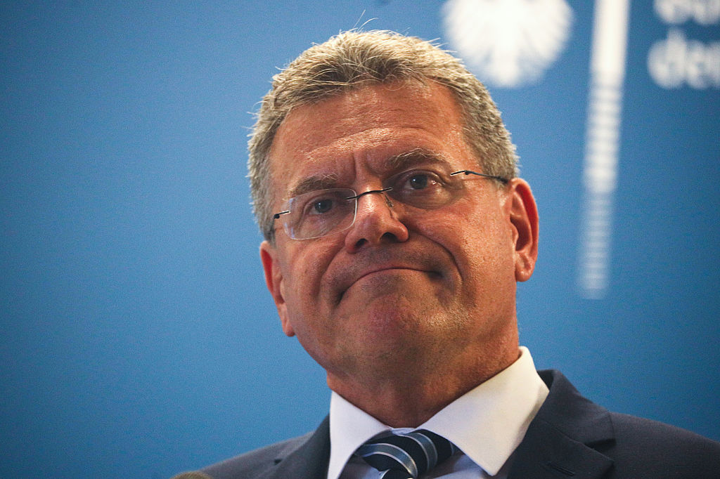 El comisario europeo de comercio, Maroš Šefčovič. en una imagen de archivo.