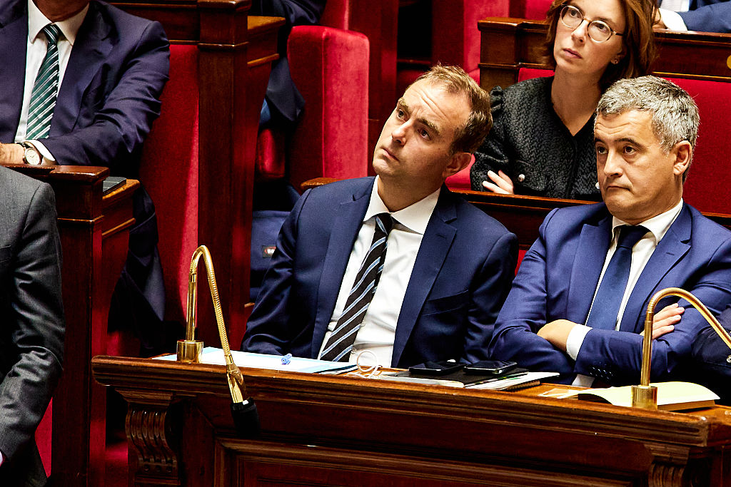 Sebastien Lecornu (izquierda) en la Asamblea Nacional francesa, el 8 de septiembre de 2025