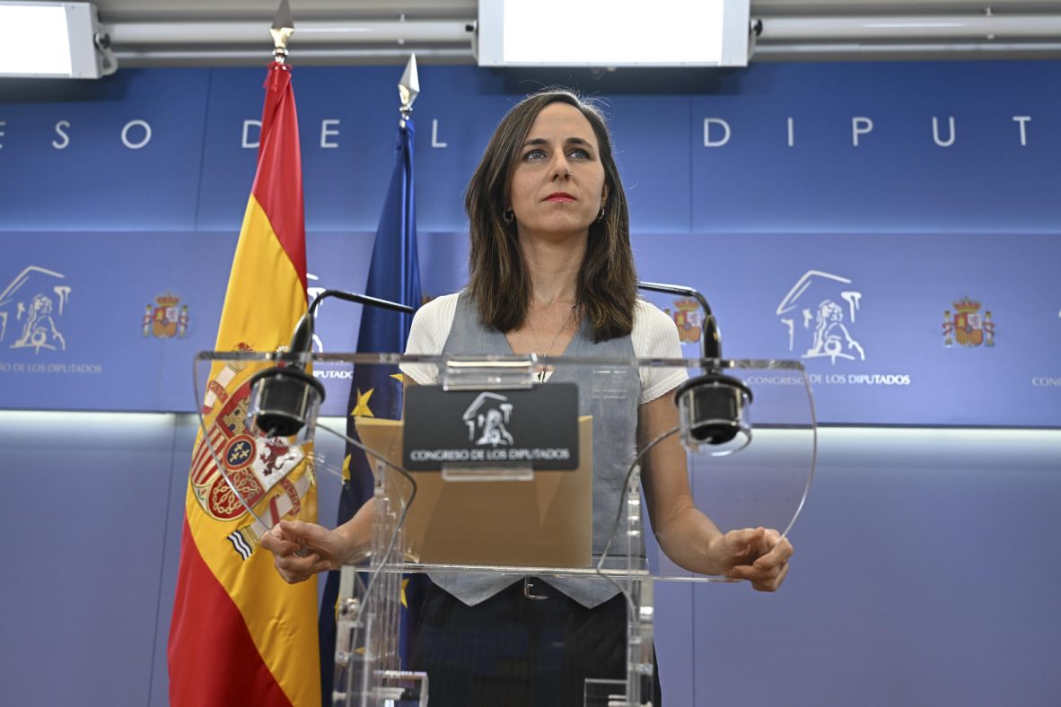 La secretaria general de Podemos, Ione Belarra, en una imagen de archivo.