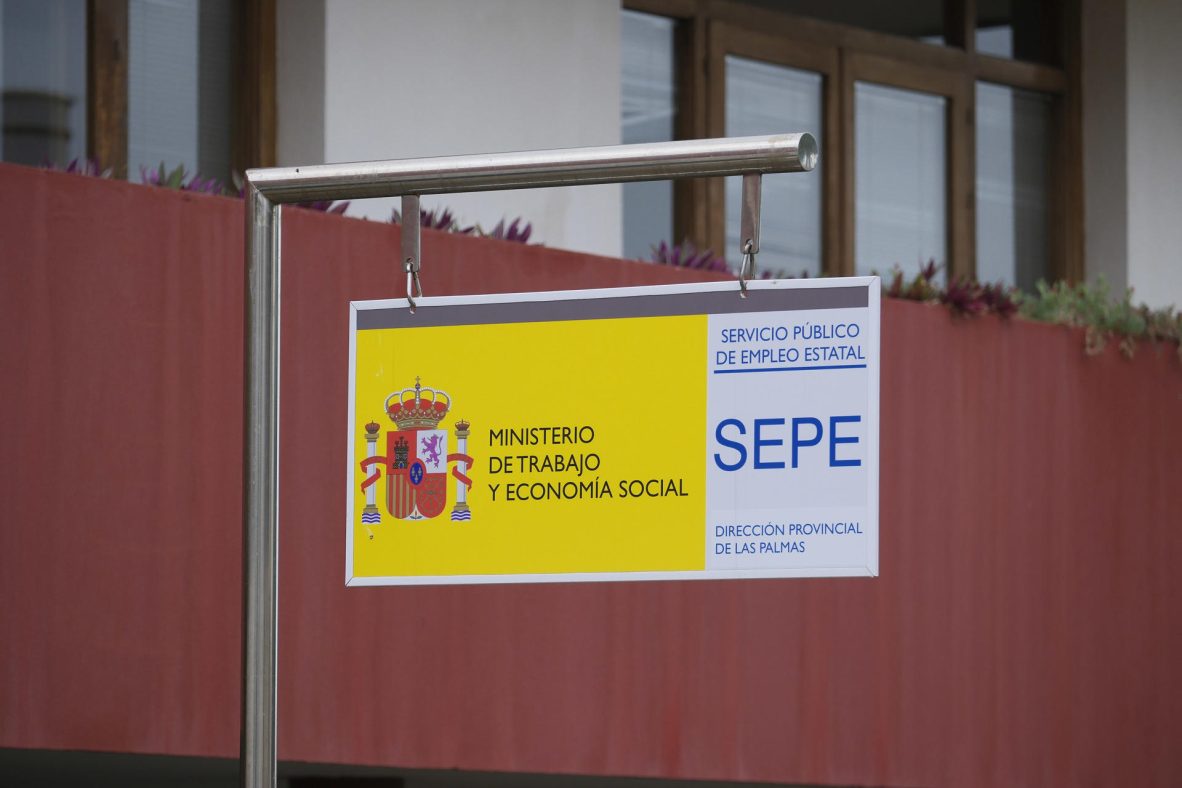 Imagen de una oficina del SEPE en Las Palmas de Gran Canaria, el 2 de julio de 2025.