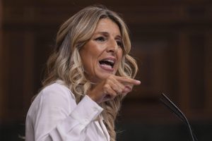Yolanda Díaz afirma que "el futuro de Palestina es de los palestinos" y no puede ser un "protectorado de Estados Unidos"
