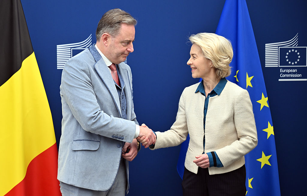 Bart de Wever y Ursula von der Leyen en una imagen del 14 de noviembre de 2025.