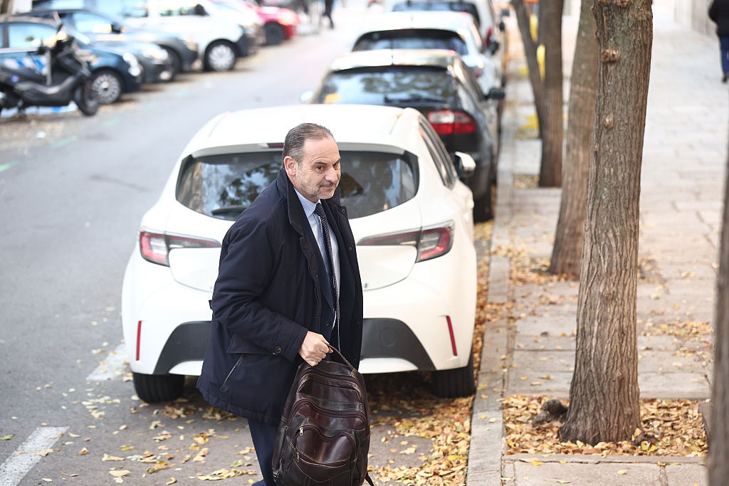 José Luis Ábalos, a su llegada a Tribunal Supremo.