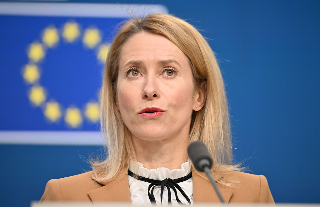 Kaja Kallas, responsable de las relaciones exteriores de la UE.
