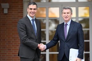 Sánchez y Feijóo tratarán el lunes el envío de tropas a Ucrania pero el PP exige votar «toda la política exterior»