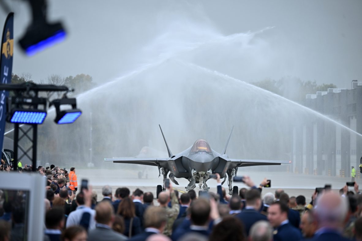 Un avión de combate F-35 estadounidense, en una imagen de archivo.