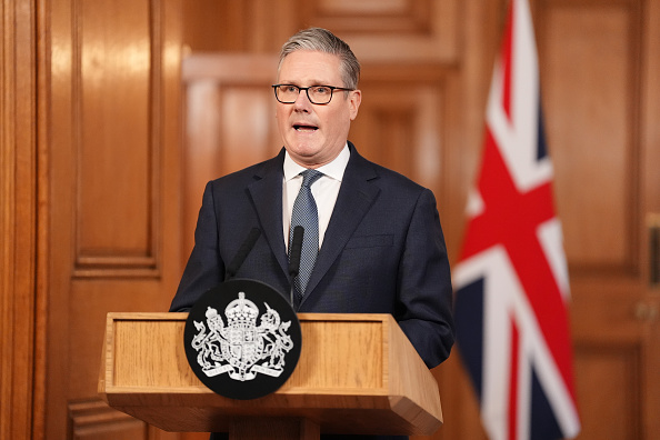 Keir Starmer en su comparecencia del 28 de febrero de 2026 en Londres.