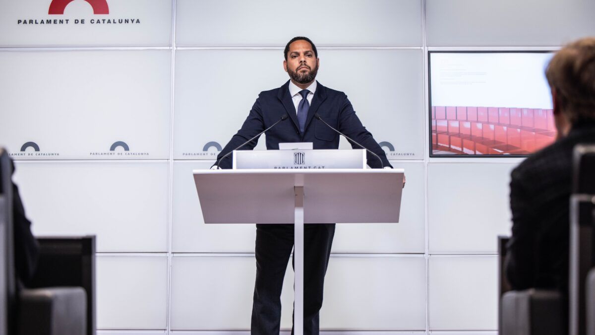 Ignacio Garriga, en rueda de prensa, en una imagen de archivo.