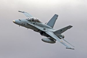 Un caza español derriba un dron tras una violación del espacio aéreo rumano