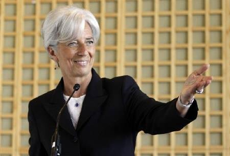 Le FMI pourrait avoir besoin de moins d'argent que prévu selon Christine Lagarde