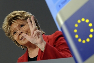 Viviane Reding satisfaite de sa réunion avec les États-Unis sur les données
