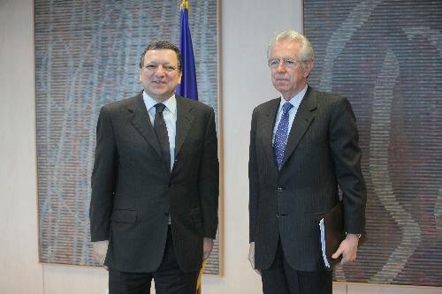 Bruxelles a confiance en l'Italie de Mario Monti pour équilibrer le budget