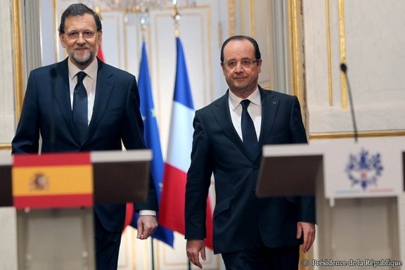 Pour Hollande et Rajoy, les épargnants n'ont pas à colmater les défaillances bancaires