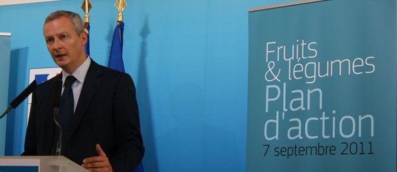 Bruno Le Maire veut une «nouvelle régulation européenne pour les fruits et légumes»